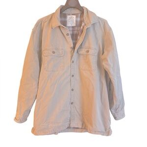 Arrow Vintage Blue Jean Workwear Barn buttoned down flannel lined jacket Size XL